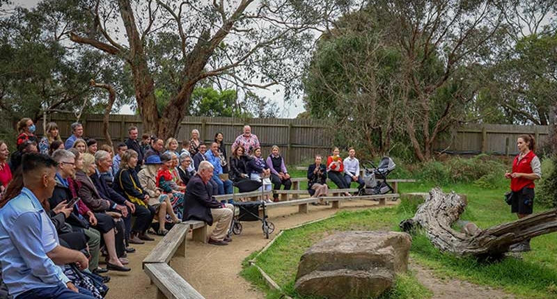 The show arena at Moonlit Sanctuary